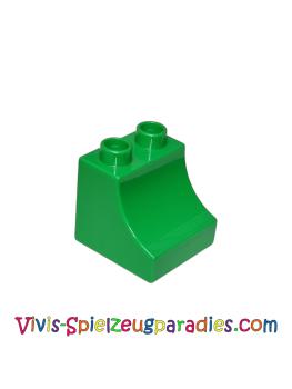 Lego Duplo Brick Brick 2 x 2 x 1 1/2 Arch Inverted (11169) light green