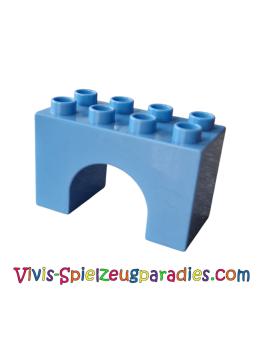 Lego Duplo brick 2 x 4 x 2 sheets (11198) medium blue