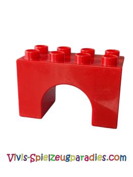 Lego Duplo brick 2 x 4 x 2 sheets (11198) red