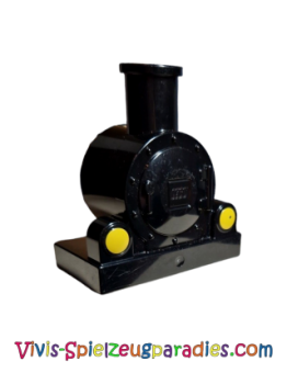 Lego Duplo, train steam locomotive front with yellow light pattern (13531pb01)