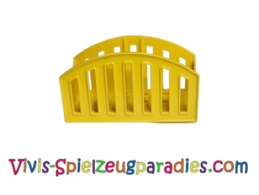 Lego Duplo offener Anhänger Aufsatz Waggon Zug (2130) gelb