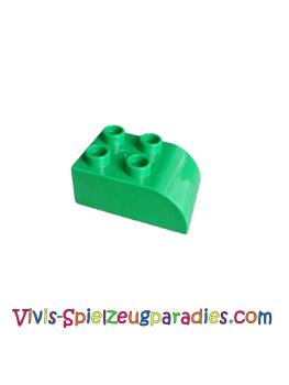 Lego Duplo Ziegel Dach Stein 2 x 3 Schräge gebogen (2302) Hellgrün