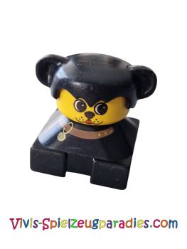 Lego Duplo 2 x 2 x 2 Brick man Figure dog (42327pb12) black