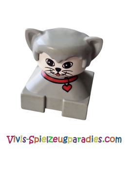 Lego Duplo 2 x 2 x 2 Brick cat Figure (42327pb15) grew