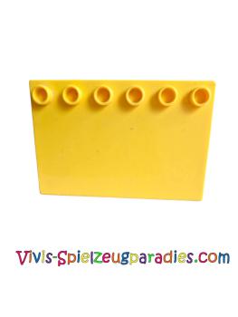 Lego Duplo Tile Roof Plate 4x6 (31465) yellow