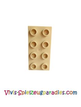 Lego Duplo plate Basic 2x4 (40666) tan