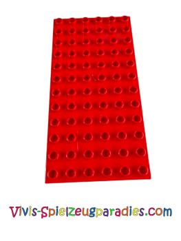 Lego Duplo Basic Plate 6x12 (4196) red