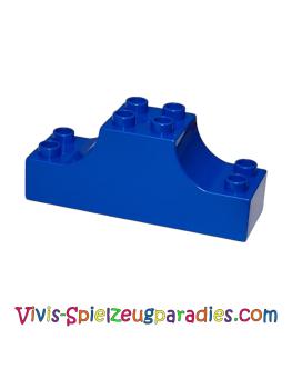 Lego Duplo building brick 2 x 6 x 2 sheets inverted double (4197) blue