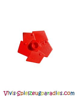 Lego Duplo Pflanze  Blume Metall Optik 5 Blüten Blätter Little Robots (44519) rot
