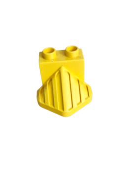 Lego Duplo Zug Dampflok Kuhfänger (4550) gelb