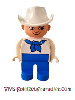 Lego Duplo man cowboy (4555pb113a)