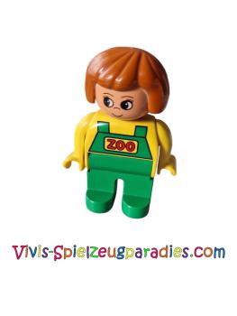 Lego Duplo woman  zookepper (4555pb133)