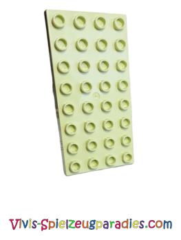 Lego Duplo Plate Basic 4x8 (4672) light lime