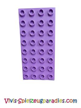 Lego Duplo plate Basic 4x8 (4672) medium lavender