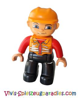 Lego Duplo Figur Bauarbeiter (47394pb001)