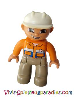 Lego Duplo figure Construction worker (47394pb102)