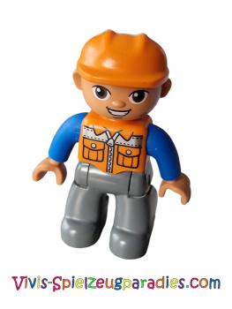 Lego Duplo figure Construction worker (47394pb156)