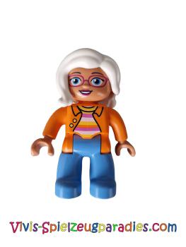 Lego Duplo Figur, Großmutter, Oma (47394pb221)