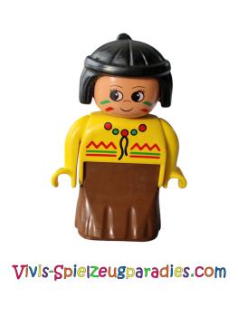 Lego Duplo woman  Indian (6453pb031)