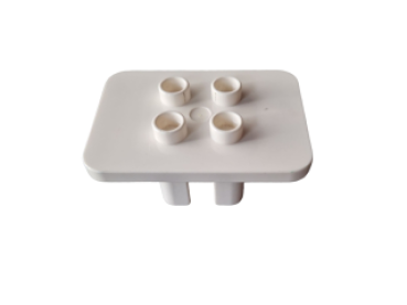 Lego Duplo furniture table square (6479) white