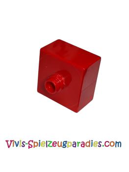 Lego Duplo Brick Brick 2 x 2 with Top Pin (92011) red