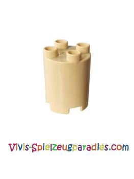 Lego Duplo Round Brick Column 2x2x2 (98225) Tan