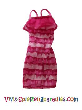Barbie Kleid pink mit Muster