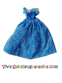 Barbie/Other ball gown blue with glitter
