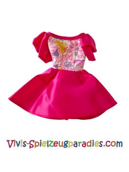 Barbie Kleid pink mit Muster