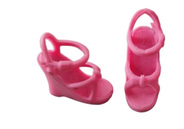 Barbie sandal with wedge heel pink