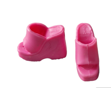 Barbie Schuh mit Keilabsatz Pink