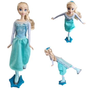 Barbie Disney Elsa Frozen 1 on ice skates