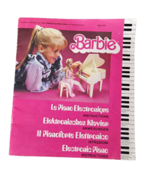 Barbie electric piano # 5085-0260
