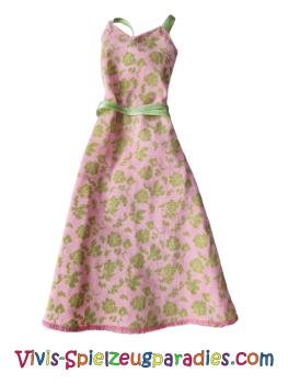Barbie dress pink with flowers