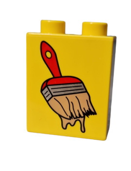 Lego Duplo brick 1x2x2 brush (4066pb018)