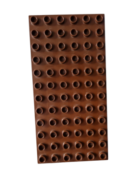 Lego Duplo Basic plate 6x12 brown (4196)