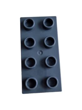 Lego Duplo Platte Basic 2x4 Dick (40666)  dunkel grau