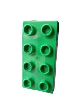 Lego Duplo plate Basic 2x4 thick  (40666) light green