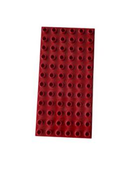Lego Duplo plate Basic 6x12 (4196 ) dark red