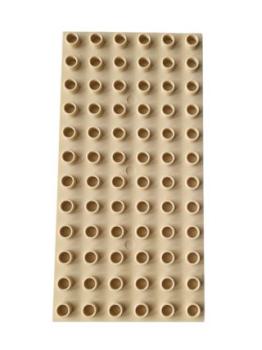 Lego Duplo plate Basic 6x12 (4196 ) tan