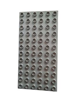 Lego Duplo Plate Basic 6x12 (4196) silver
