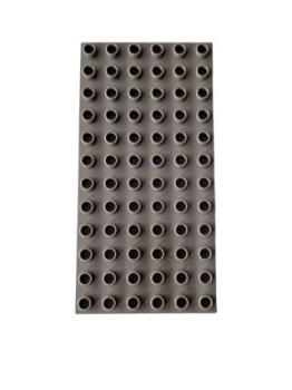 Lego Duplo plate Basic 6x12 (4196 ) old dark gray