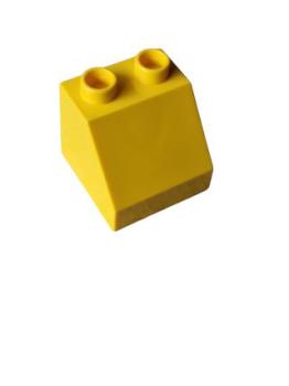 Duplo, roof tile 2 x 2 x 1, 1/2 slope 45 (6474) Yellow
