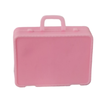 Petra Plasty Suitcase Pink 70s