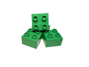 Lego Duplo Brick Basic 2x2 (3437) Light Green