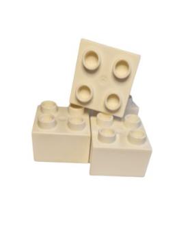 Lego Duplo Brick Basic 2x2 (3437) weiß