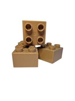 Lego Duplo Brick Basic 2x2 (3437) Dunklere Bräune