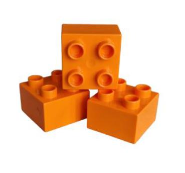 Lego Duplo Brick Basic 2x2 (3437) Orange