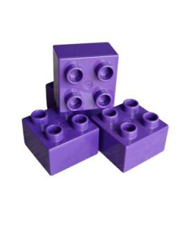 Lego Duplo Stein Basic 2x2 (3437) Dunkelviolett