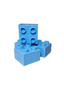 Lego Duplo Stein Basic 2x2  (3437) Mittelblau